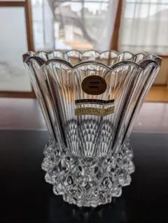 カメイガラスモダンカットコレクションパインの花瓶のサムネイル