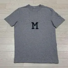 最新〔極美品〕モンクレール ロゴ ネイビー Tシャツ M 国内正規品 