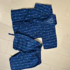 トンボ柄　甚平 110サイズ