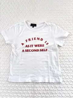 ユナイテッドアローズ　グリーンレーベル　白Tシャツ　ベビーキッズ105cm 男女のサムネイル