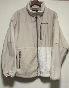 Columbia フリースジャケット ボア ベージュ XL 値下げ交渉可 - メルカリ