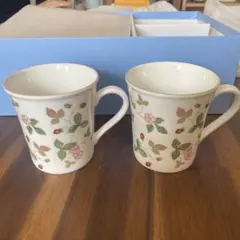 ワイルド ストロベリー カジュアル マグペア 60周年記念 紅茶付き