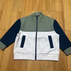 新品☆コムサイズム　オリーブ系　マルチカラーブルゾン100㎝