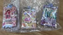 アイカツ×プリパラ だれでもアクリルチャーム2 あかり 凛 ニーナ 3点セット