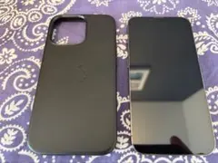 iPhone13pro 128GB グラファイト　レザーケース付き