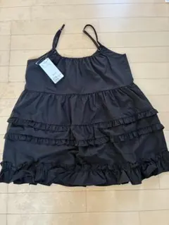 新品 ティアード キャミソール ブラックのサムネイル