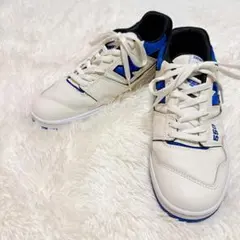 【人気モデル】ニューバランス 550 ホワイト×ブルー BB550V