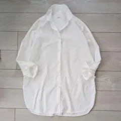 IENA コットン100％ 白シャツ オーバーサイズシャツ ビッグシルエット