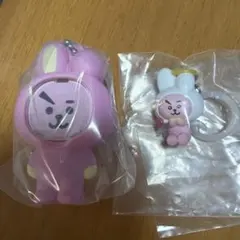 BT21 ガチャ　フォトフレームマスコット　めじるしチャーム　COOKY