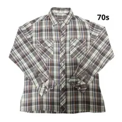 ⭐️70s⭐️ Kennington チェックシャツ L