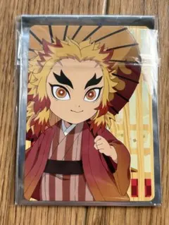 鬼滅の刃 おこしバス 缶バッジ トレーディングカード エアーくじ 煉獄杏寿郎 鬼滅の刃 おこしバス 煉獄杏寿郎 缶バッジ トレーディングカード