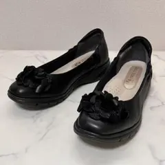 ヒルズアベニュー パンプス メリージェーン ウェーブソール レザー 黒