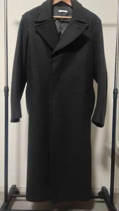 【WYM LIDNM】スムースヘリンボーンマキシオーバーコート