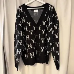 A.WEEK x BELIEVE ロゴカーディガン　XL相当