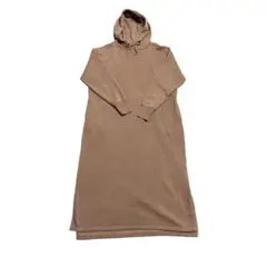 ショコラフィネ ローブ ロングワンピース パーカー トレーナー 【F】ブラウン