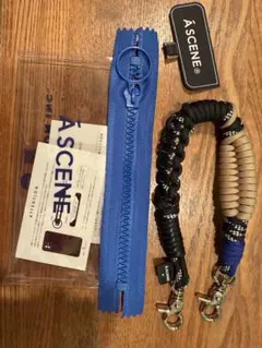 ASCENE パラコードショルダーストラップ 青