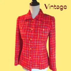 チェックジャケット