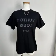 極美品 LOUIS VUITTON ロゴ Ｔシャツ ブラック　L タグ付き 極美品 LOUIS VUITTON ロゴ Tシャツ ブラック L タグ付き