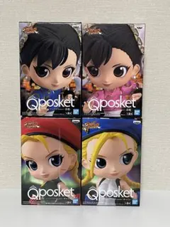 新品　ストリートファイター　Qposket 春麗　キャミィ　4体セット