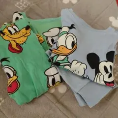 ミッキーマウスパジャマ2枚セット