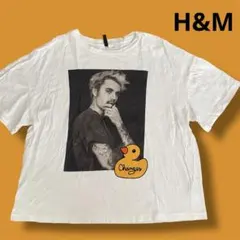 U■H&M エイチアンドエム メンズ 半袖Tシャツ Justin Bieber
