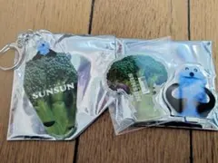 パペットスンスン　ポップアップ　アクリルキーホルダー　アクスタ　ブロッコリー