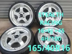 STEALTH 16×6J 4H/100 +45 165/40R16のサムネイル