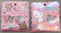 う*【様 おはじき⭐︎サンリオキャラクター シールセット ⭐︎2種類