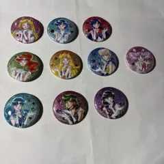 セーラームーン 缶バッジ 笑顔 コンプリート - メルカリ