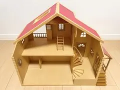 ❤️【エポック社】初期 レア ハー21 赤い屋根の大きなお家 シルバニアファミリー