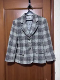 PO:ROOK チェック柄 テーラードジャケット