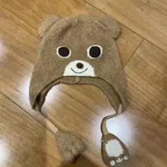 お値下げ　ミキハウス⭐︎クマ耳付きニット帽