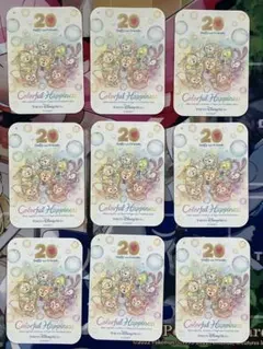 【美品】東京ディズニーシー ダッフィーフレンズ カラフルハピネス ステッカー