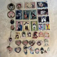 スパイファミリー アクリルキーホルダー・ステッカー・ポストカードセット