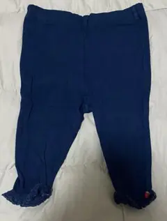 familiar ファミリア レギンス　パンツ りんご　7分丈 90