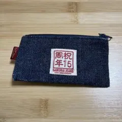 サムライジーンズ SAMURAI JEANS 15周年記念 デニムコインケース