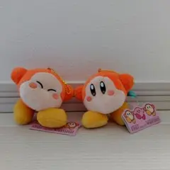 カービィ play with ワドルディ　てつなぎマスコット　ぬいぐるみ　2点