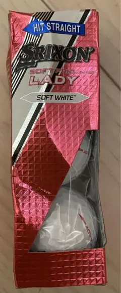 Srixon Soft White ゴルフボール 3個入り