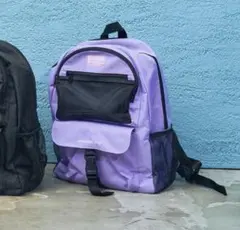 ALGY アルジー　バッグパック　ラウンドポケットリュック 　パープル