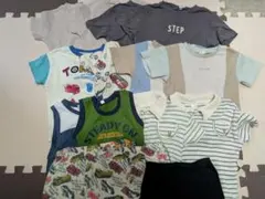 Tシャツセット 100cm　双子　15点　まとめ売り　夏物