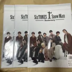 SixTONES SnowMan 1st Anniversary クリアファイル