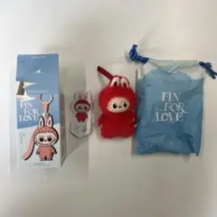 LABUBU ラブブ 巾着！グレー⭐︎ ラブブ巾着 Wacky Martシリーズ グレー LABUBU ラブブ巾着