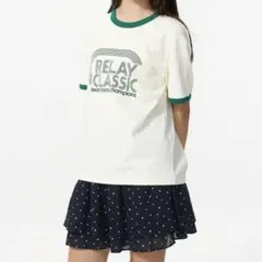 ユニクロ　プリントミニスコート