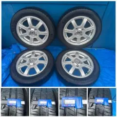 ⑬155/65R14新品タイヤ4本と中古ホイールとナット付き - メルカリ