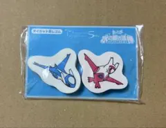 【未開封新品】ポケットモンスター ダイカット消しゴム ラティアス ラティオス