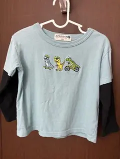 AFROMAN 恐竜　長袖Tシャツ 100