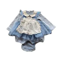 アリス　ロンパース 80サイズ