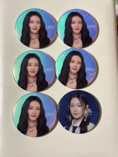 【 ME:I 】櫻井美羽 缶バッジ Hi-summer 6個セット