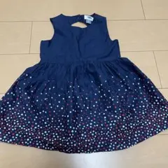 お値下⭐️オールドネイビー　100cmワンピース4T 紺色　星柄　夏服のサムネイル