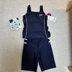 FILA 新品　水着 女子　セパレート　スクール水着　ネイビー　140